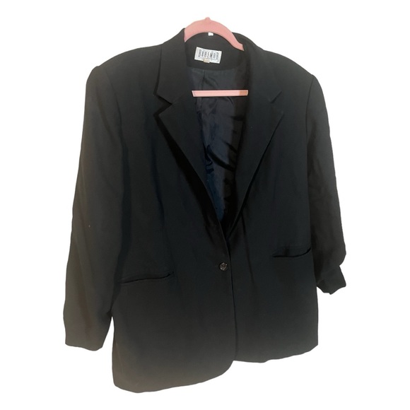 A black Braemar blazer in size 20 - Picture 2 of 7
